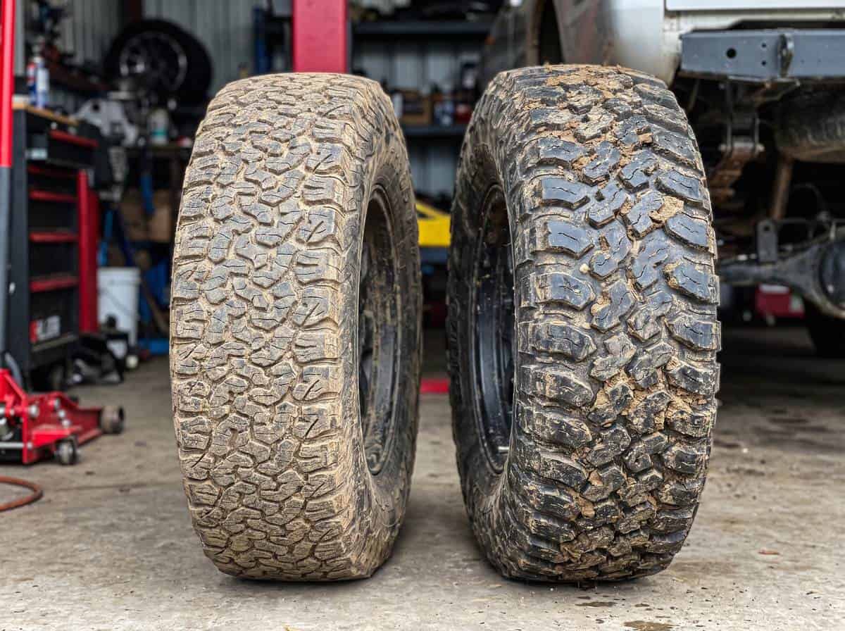 Сравнение протектора вседорожных AT и грязевых MT на колесе внедорожника - Custom's Tuning, Тюмень