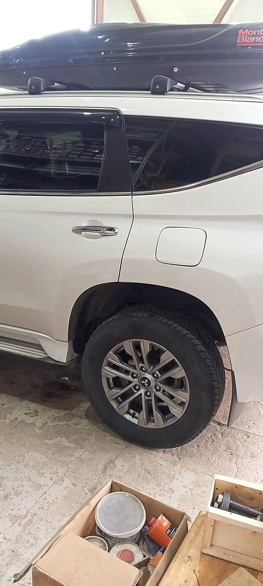 Pajero Sport 3 после замены задних пружин Tough Dog — Custom's Tuning, Тюмень
