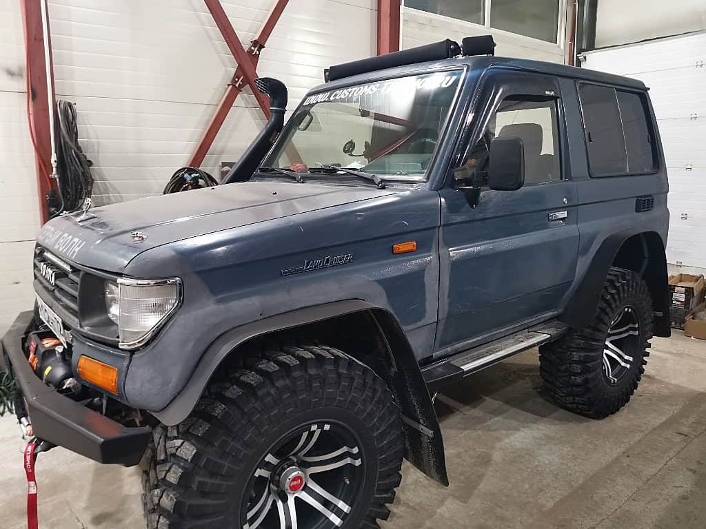 Механический компрессор Sanden: бортовая пневмосистема на TLC 70 — Custom's Tuning, Тюмень