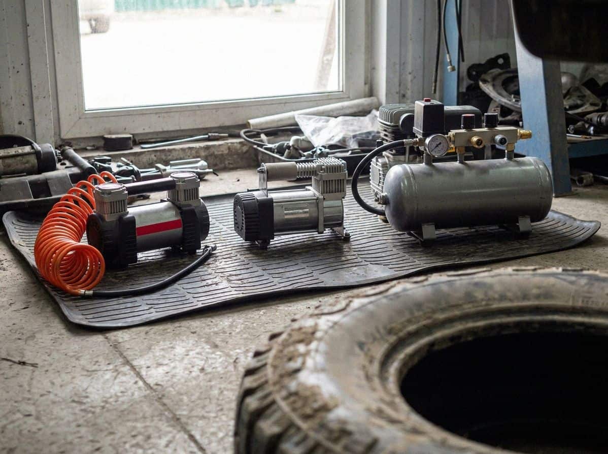 Сравнение переносного, бортового компрессора и полной пневмосистемы — Custom's Tuning, Тюмень