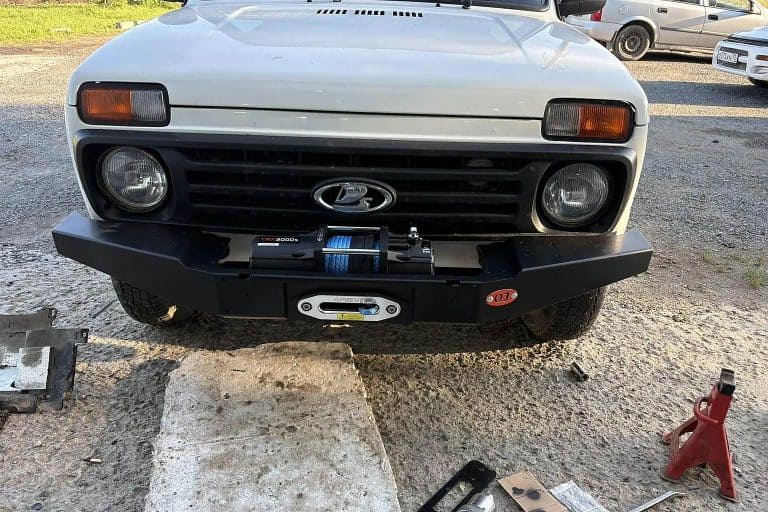 LADA Нива 21214М: лифт РИФ, лебёдка TRX в бампере OJ