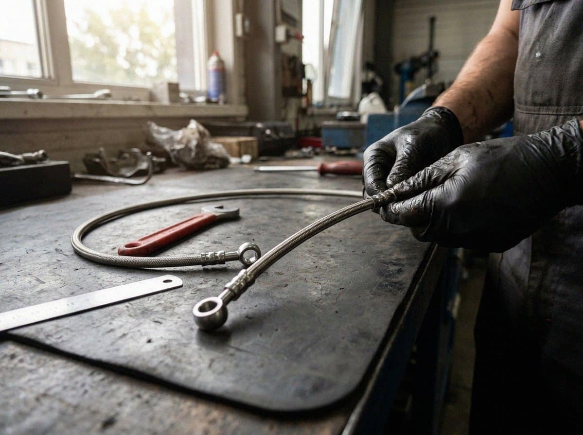 Тефлоновая трубка PTFE, оплётка из нержавеющей стали и фитинги шланга — Custom's Tuning, Тюмень