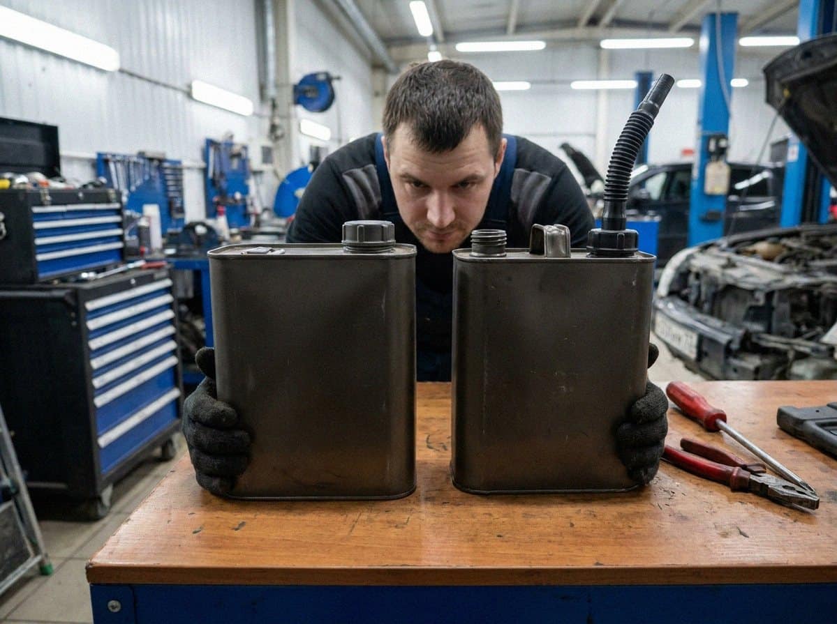 Базовая канистра и версия PRO с носиком на верстаке — Custom's Tuning, Тюмень