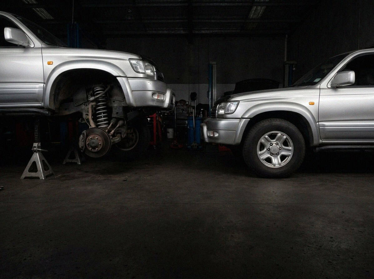 Сравнение геометрии подвески Land Cruiser 100 на весу и под нагрузкой — Custom's Tuning, Тюмень