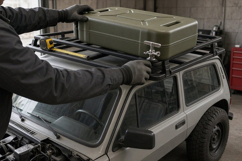Плоская канистра на экспедиционной корзине Нивы — Custom's Tuning, Тюмень