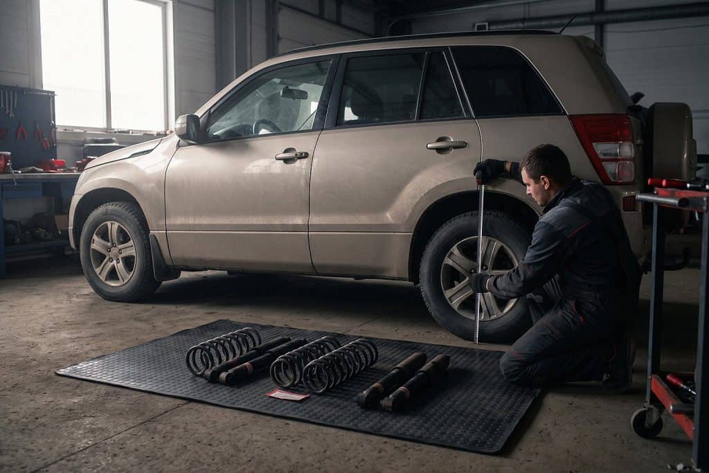 Подбор пружин и амортизаторов лифта Suzuki Escudo по поколениям в мастерской — Custom's Tuning, Тюмень