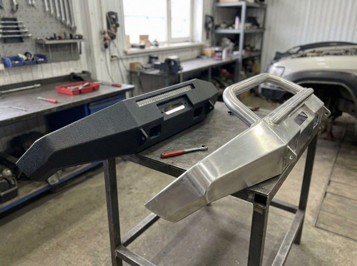 Как выбрать силовой бампер Прадо 95: перед и зад — Custom's Tuning, Тюмень