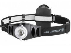 Фонарь Led Lenser H5 - налобный фонарь. Поясной неопреновый чехол. Картонная упаковка.