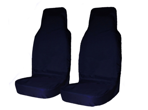 Комплект грязезащитных чехлов на передние сиденья (синий)