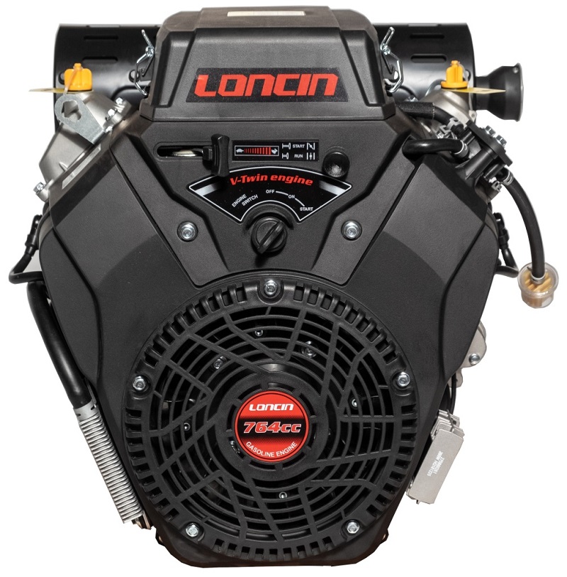Двигатель Loncin LC2V80FD 30лс, катушка 10 Ампер, запуск Электрический