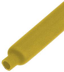 термоусаживаемая трубка ТНТ LS нг-6/3 желтая, 1 метр
