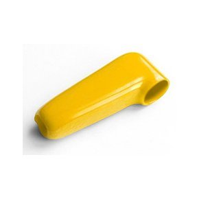 Изолятор из мягкого пластика на клемму силового провода лебедки жёлтый