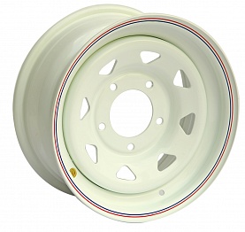 Диск ORW (Off Road Wheels)  ВАЗ НИВА стальной белый 5x139,7 7xR15 ET+25