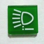Пиктограмма Функция "Work light left", цвет зеленый (9XT 713 630-421)
