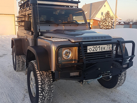 LR Defender: портальные редукторы, силовые бамперы, лебёдки, пневмосистема, доп. свет