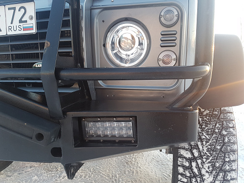 LR Defender: портальные редукторы, силовые бамперы, лебёдки, пневмосистема, доп. свет