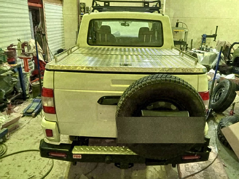 UAZ Patriot пикап (белый) — фото 10 работ в Custom's Tuning, Тюмень