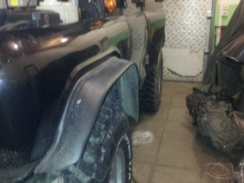 UAZ Hunter: лифт подвески, шноркель, лебёдка, компрессор