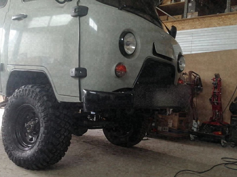 УАЗ полбатон с дисками R16 — Custom's Tuning, Тюмень