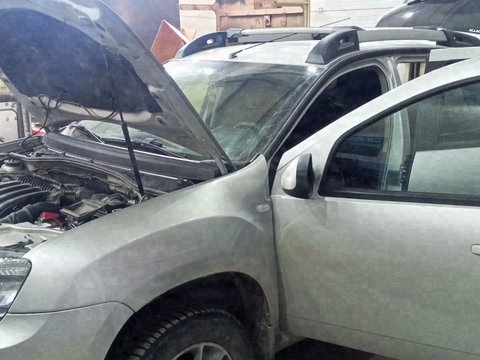 Renault Duster (серебристый) — фото 6 работ в Custom's Tuning, Тюмень