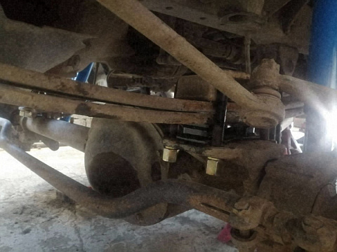 Передний мост и рессора ГАЗ Соболь 4×4 при лифте подвески — Custom's Tuning, Тюмень