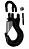 Крюк с вилочным сопряжением (3.15 т), черный