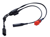 Y сплиттер с предохранителем, 0,45м ( 5А, -20С )