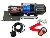 Лебедка автомобильная 4REVO 5000 12V с синтетическим тросом