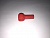 Изолятор из мягкого пластика на клемму силового провода лебедки (красный